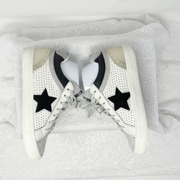 Vintage Havana gray suede with black and gold sneakers. - Picture 11 of 16